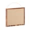 Flash Furniture Juno Rustic Wall Mount Linen Board w/Wood Push Pins, 18x24, Torched Brown HGWA-LINEN-18X24-BRN-GG - alternate 5